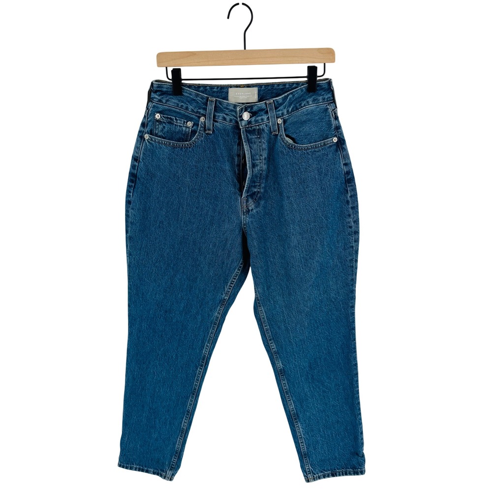 Everlane Curvy 90s Cheeky Jean Northridge High Rise Button Fly 30R Mom Staple